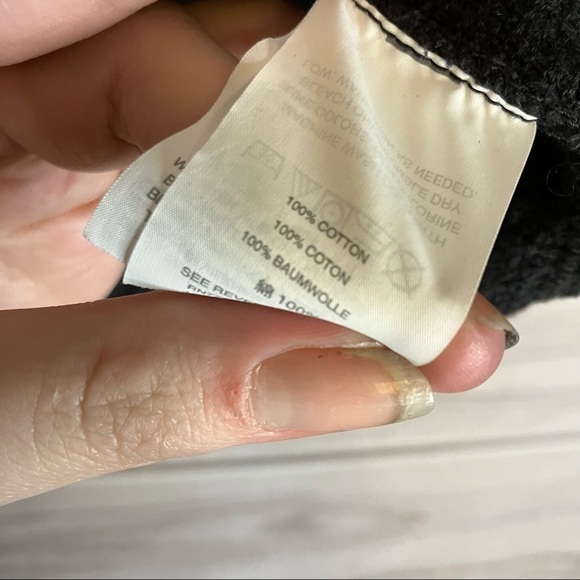 Madewell Texture and Thread Wrap Tie Top in Black - Picture 9 of 9